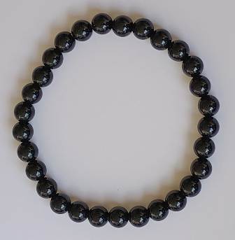 Bracelet en Obsidienne Noire