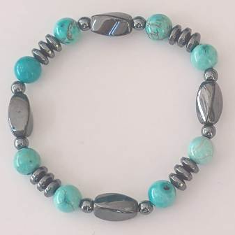 Bracelet Magnétique turquoise