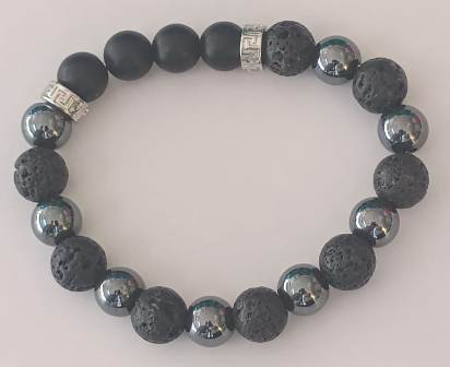 Bracelet Pierre de Lave